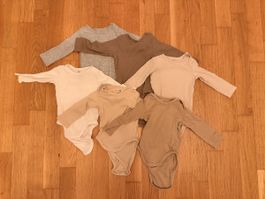 Lot de 6 body manches longues