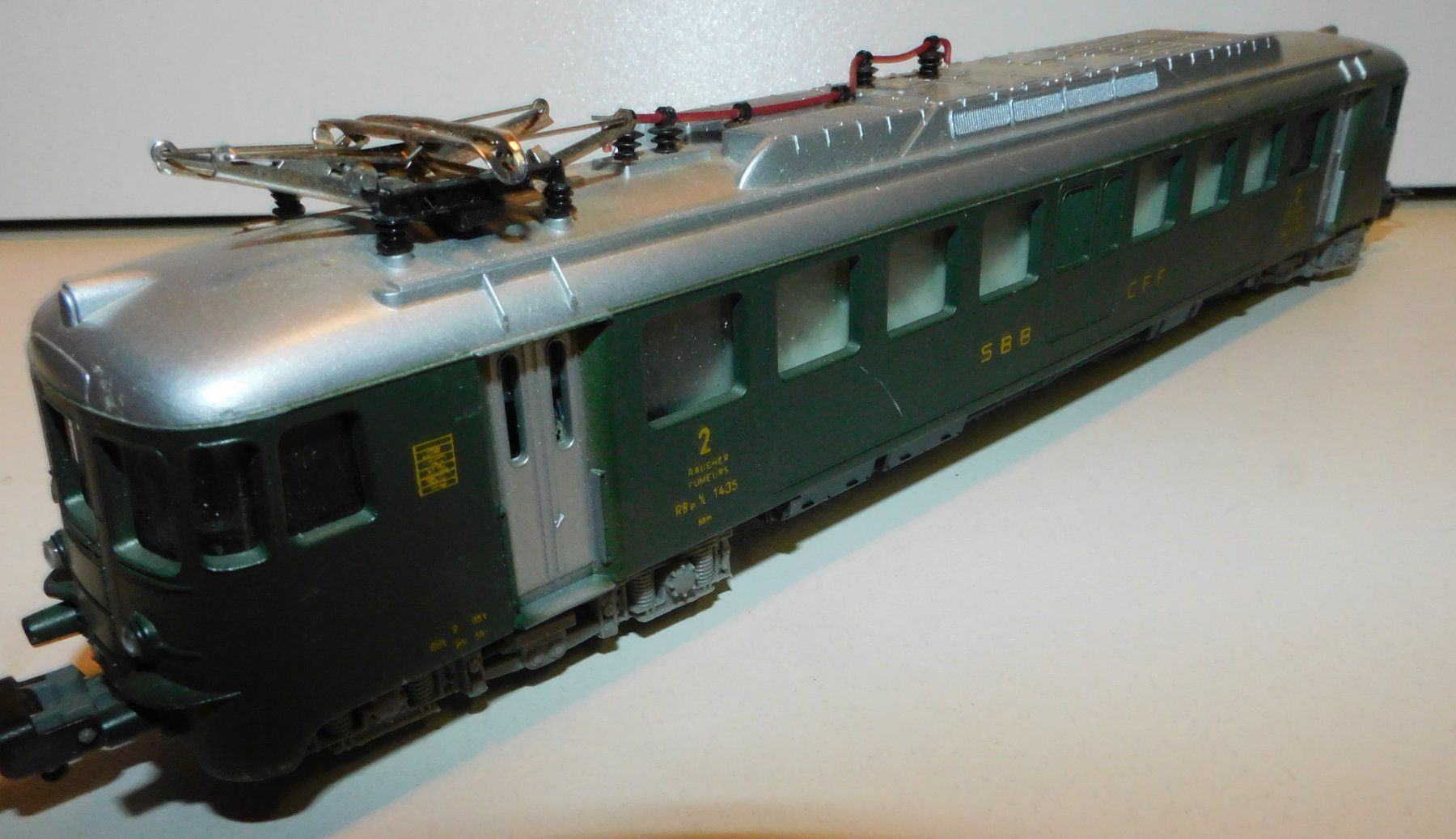 Lima Modellini di ferrovie: Lima Italy Eisenbahn Wagon   ca 24 cm lang – Usato da Sursee venduto da 76 2