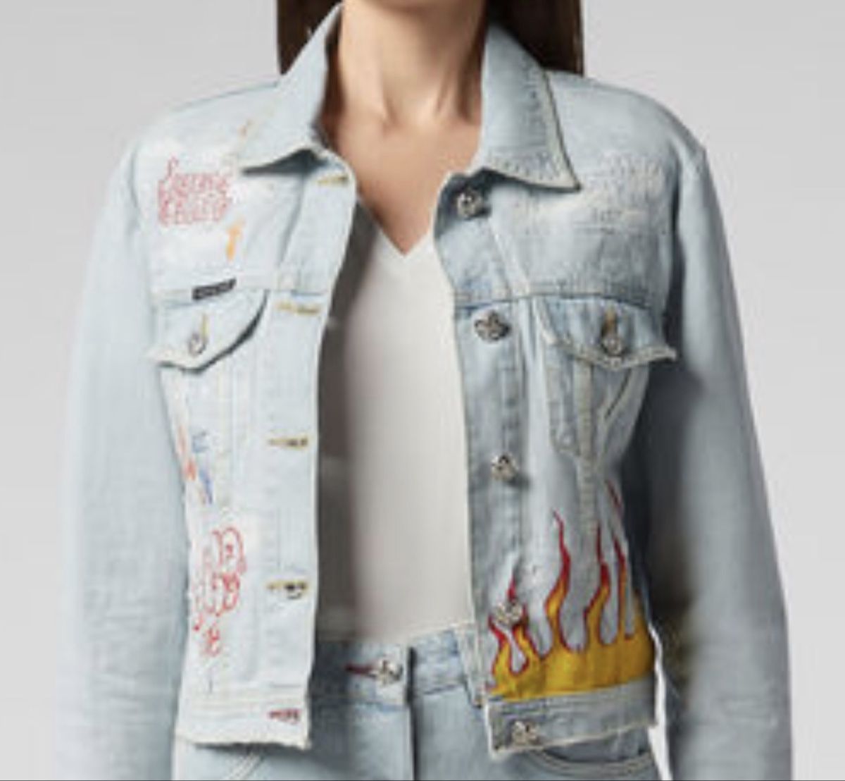 Philipp Plein Giacche: Veste en jean Philipp Plein  - Taille M – Nuovo (secondo la descrizione) da Portalban venduto da Lsgn 5