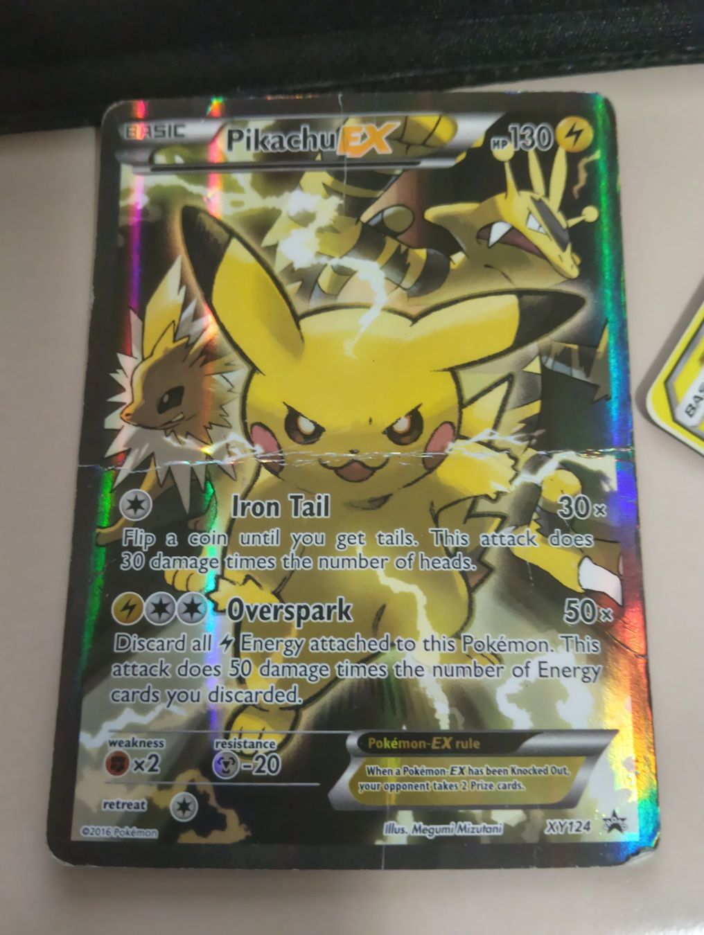 Pokémon Sammelbilder & Trading cards: pokemon Pikachu-EX Full Art – Defekt aus Sigirino von acquila16