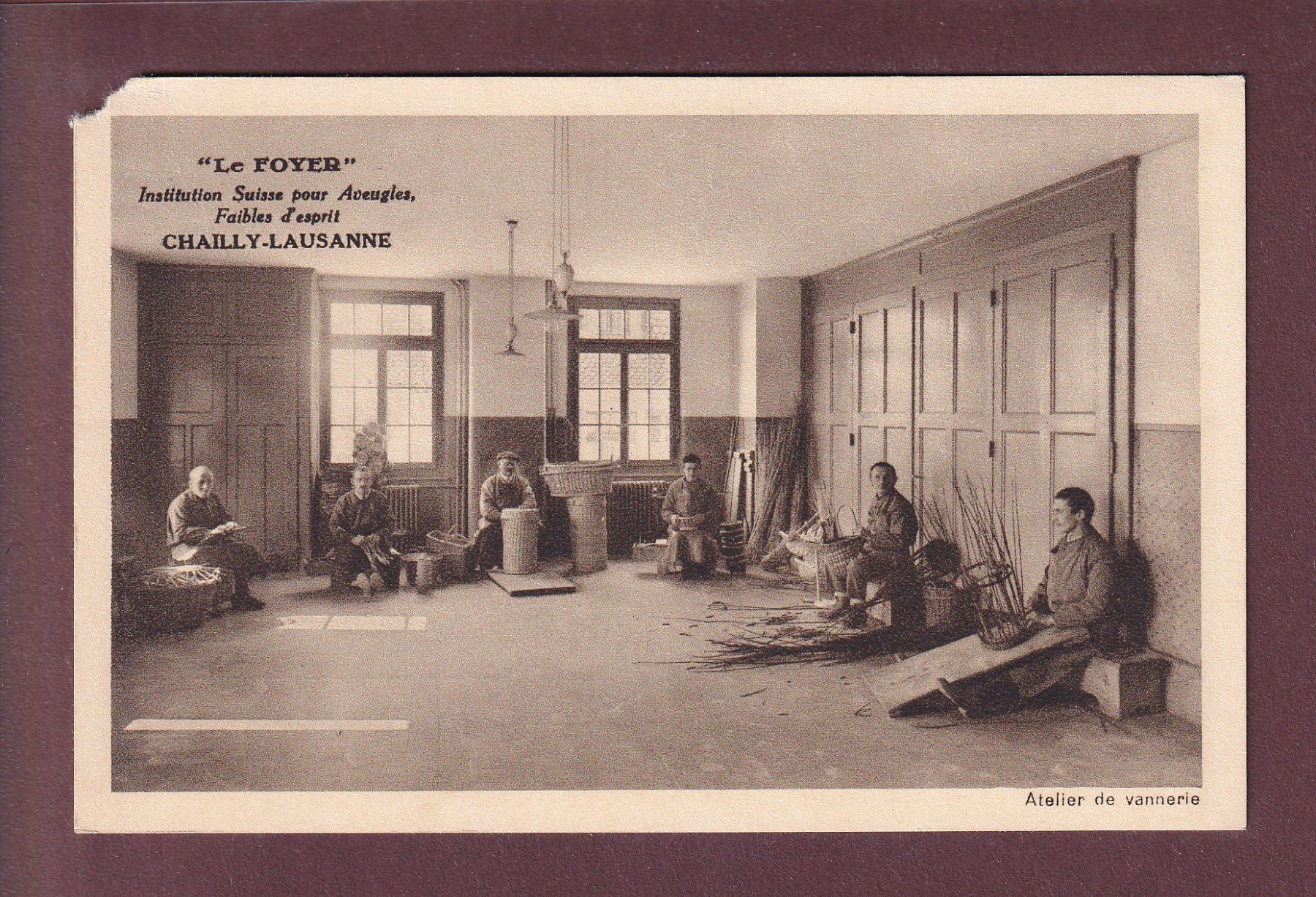 Cartoline postali: LAUSANNE - Chailly - Le Foyer – Usato da Pully venduto da nicecards