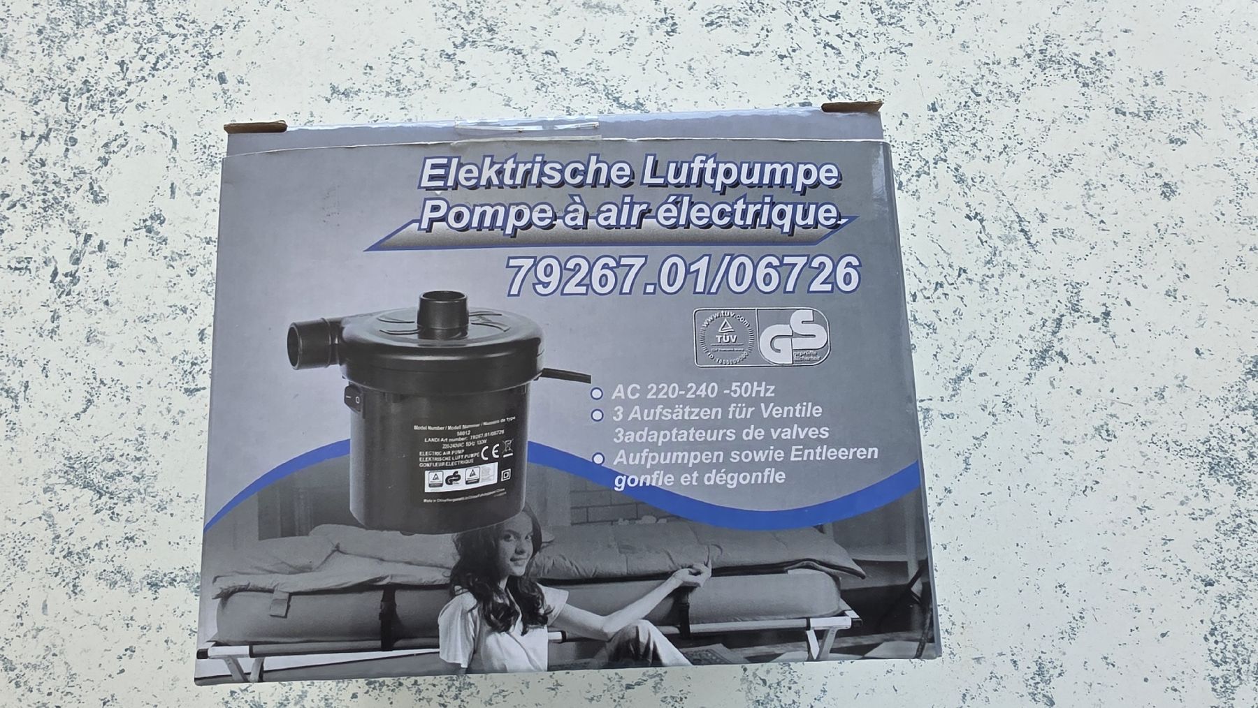 Pompes et pièces: Elektrische Luftpumpe – Neuf avec emballage d'origine à Wetzikon ZH par Leon_2010 6