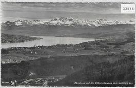 Zürichsee und die Glärnischgruppe v. Uetliberg aus
