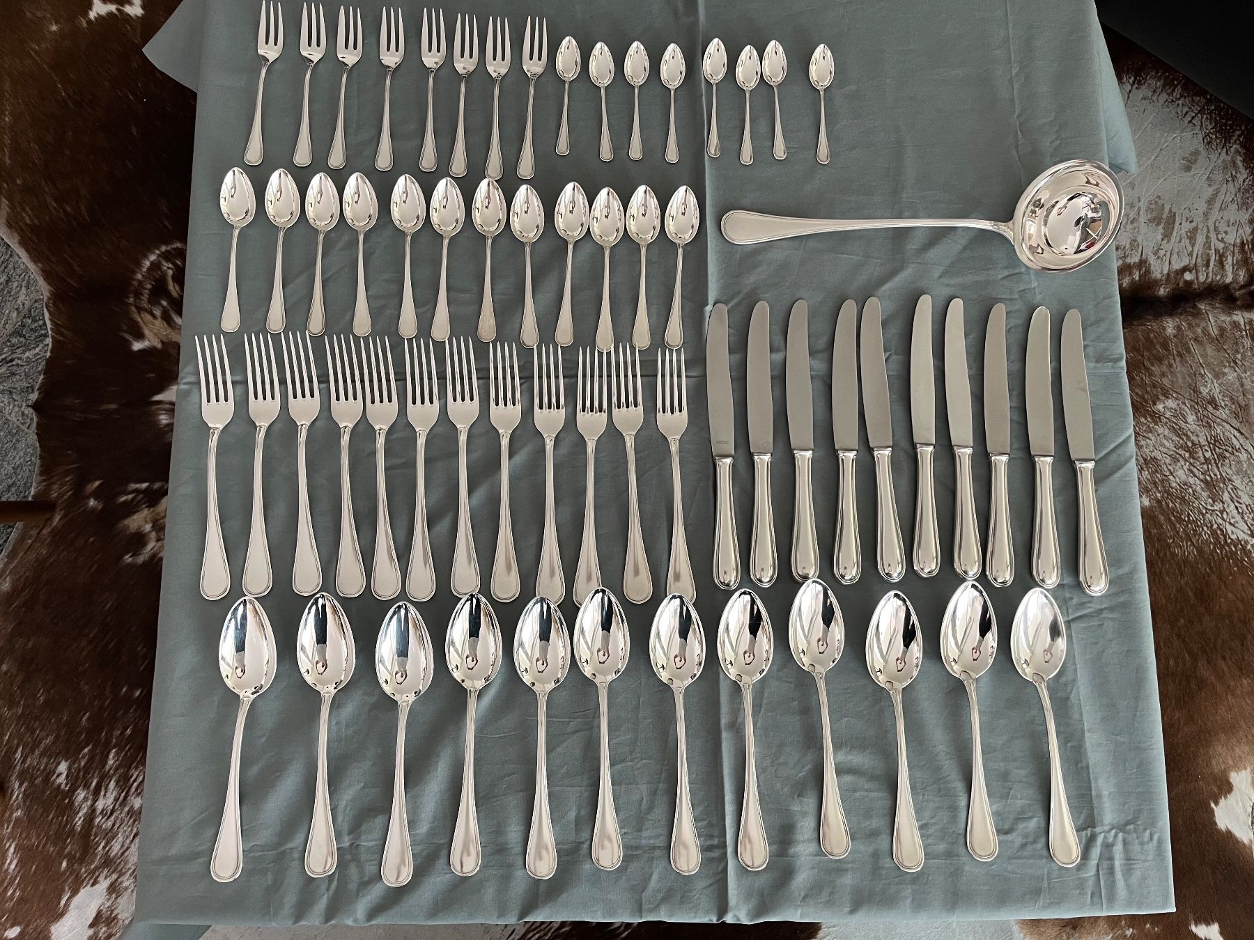 Set di posate: 63-teiliges Versilbertes Besteck von Bucherer – Usato da Hergiswil NW venduto da Primia 1