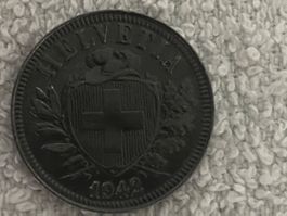 2 centimes/rappen 1942