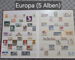 Briefmarken Sammlung Europa (5 Alben)