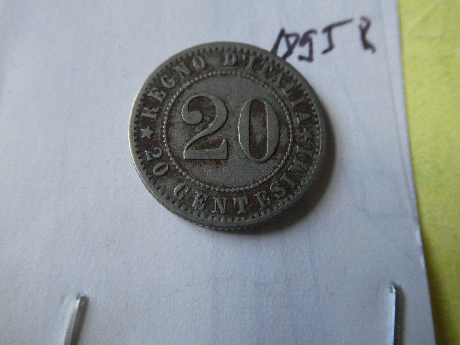 Tutti le monete: Italien 1895 R, 20 Centesimi – Usato da Hinterforst venduto da rohusri 1
