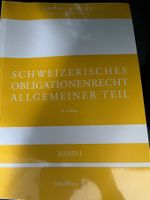 Obligationenrecht Allgemeiner Teil Band 1 & 2 Gauch Schluep