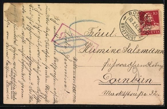 Cartes postales: Rorschach am Bodensee, Töchterinstitut  – D'occasion à Berlin par bartko-reher 1