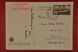 1937 Sonderstempel Postkarte Sonderpostbureau