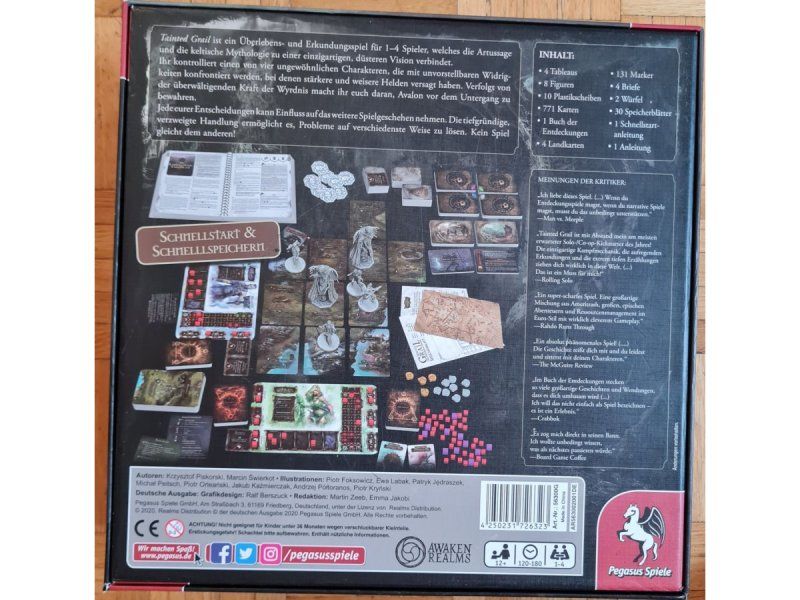 Spiele: Basisspiel "Tainted Grail", deutsch – Gebraucht aus Zürich von Desmond01 1