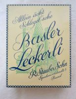 Alte Basler Leckerli Blechdose / R. Stauber, Sohn / Basel