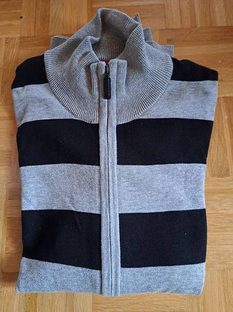 Herrenjäckchen Neu/leicht/grau/blau/Gr. XL/Maddison