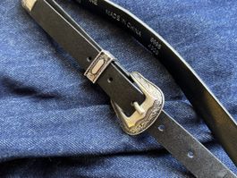 Topshop Western Belt, Black, Size S/M, Great Look!
