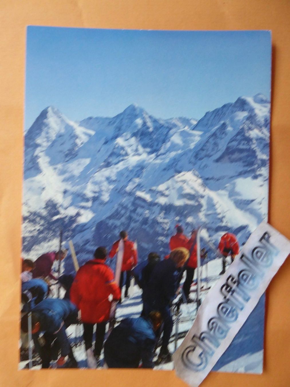 Cartes postales: Blick vom Ski- und Aussichtsberg Schilthorn auf Eiger, Mönch – D'occasion à Zürich par Chaeffeler