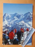 Blick vom Ski- und Aussichtsberg Schilthorn auf Eiger, Mönch