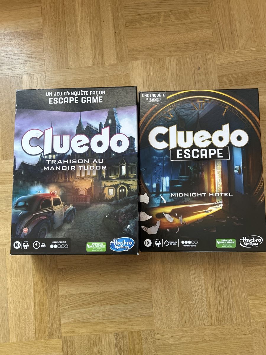 Giochi: 3 jeux Cluedo Escape – Usato da Yverdon-les-Bains venduto da Satim1