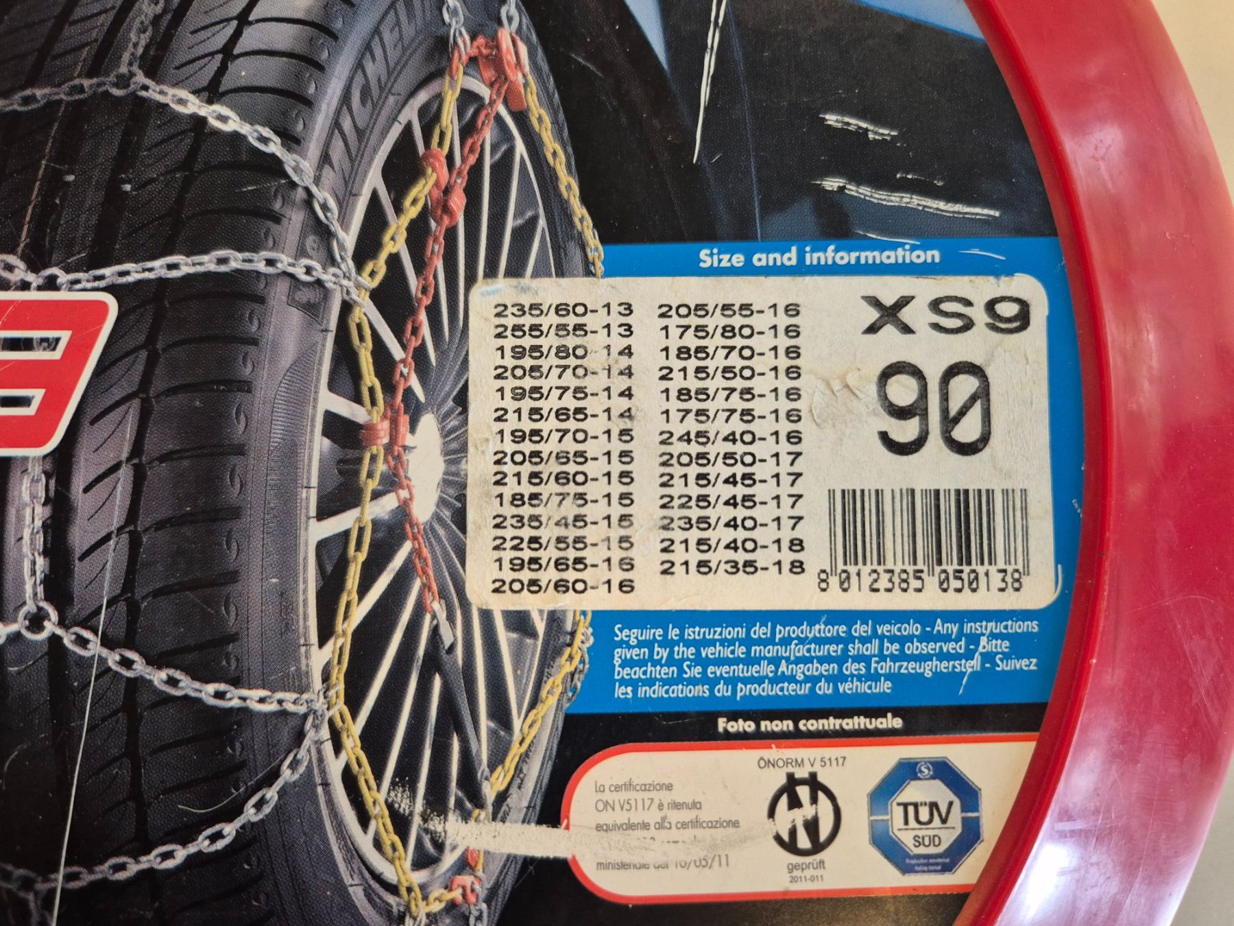 Catene da neve: Schneeketten Maggi Group 6SX Gr. 90 – Usato da Zürich venduto da Primanoctis 1