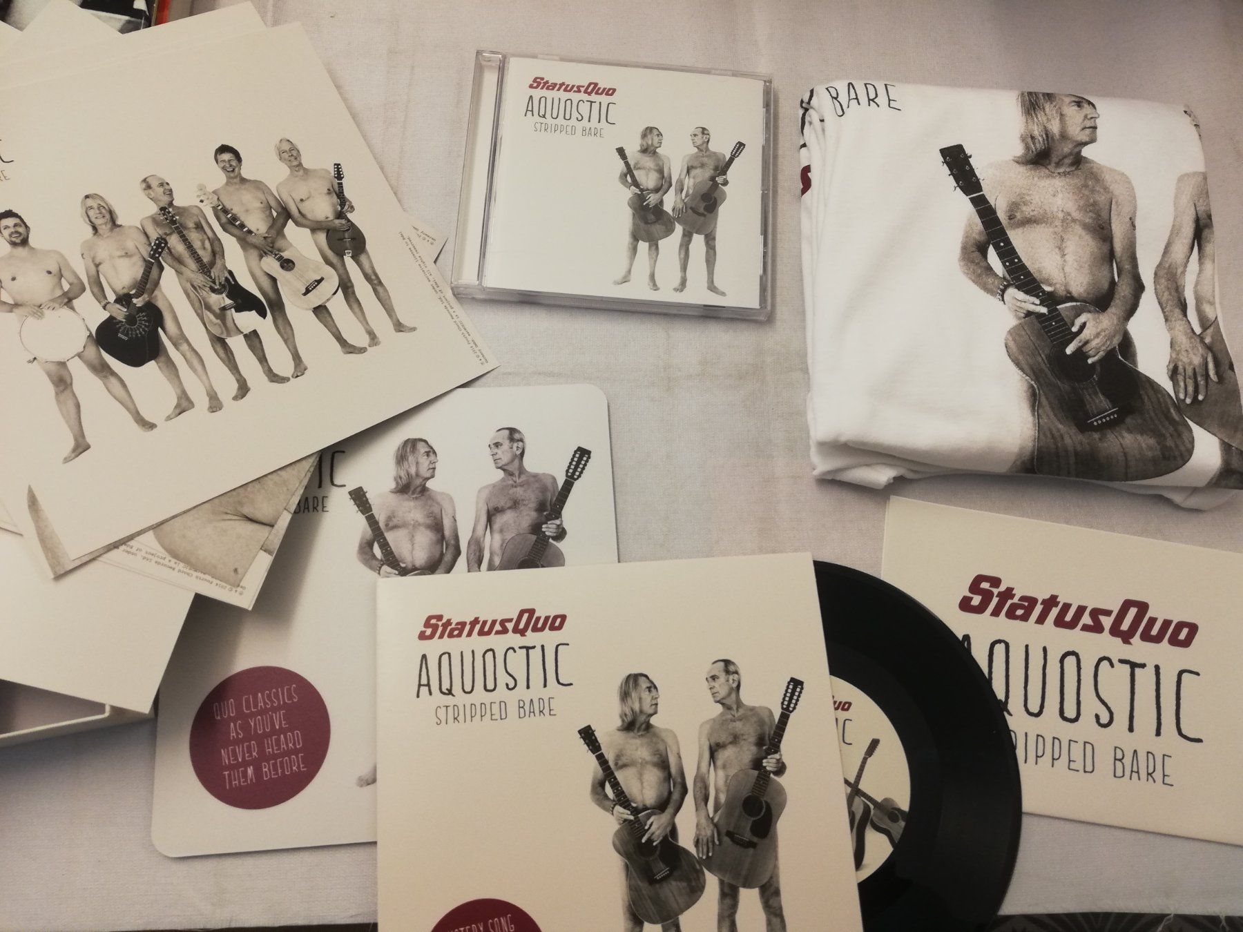 CDs: STATUS QUO - AQUISTIC - STRIPPED BARE - CD + SINGLE BOX SET – Gebraucht aus Bern von Vinylsound.ch 3