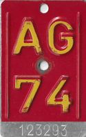 Velonummer AG 74