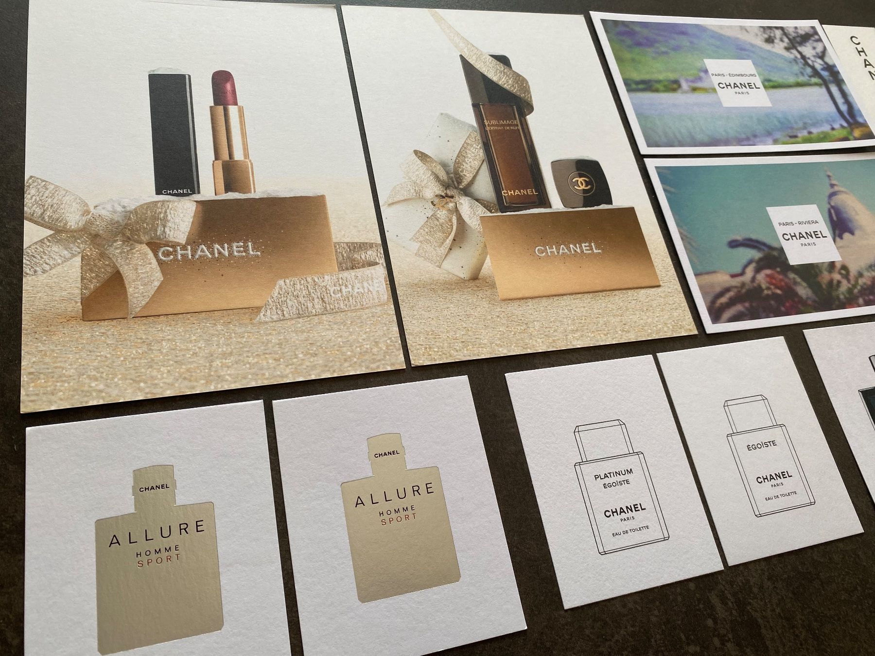 Cartoline postali: 2 Postcards : Chanel, Set (12 pcs) – Usato da Collombey venduto da Cards07 3