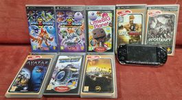 PSP Sony noire + Ratchet & Clank Size Matters