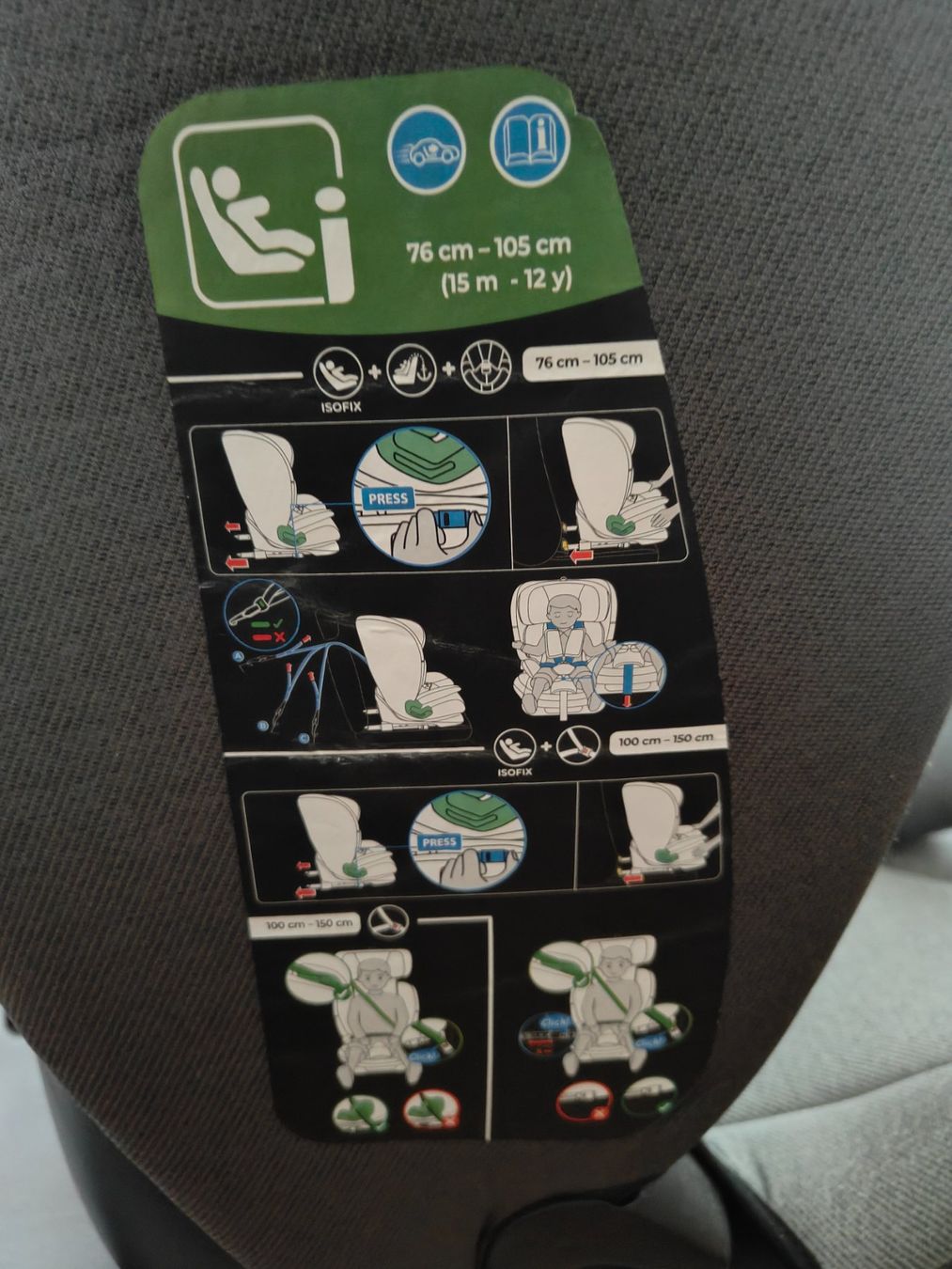 Kinderkraft Sièges auto: KINDERKRAFT ONETO3 i-Size Kindersitz – D'occasion à Wangen SZ par Sasch3 4