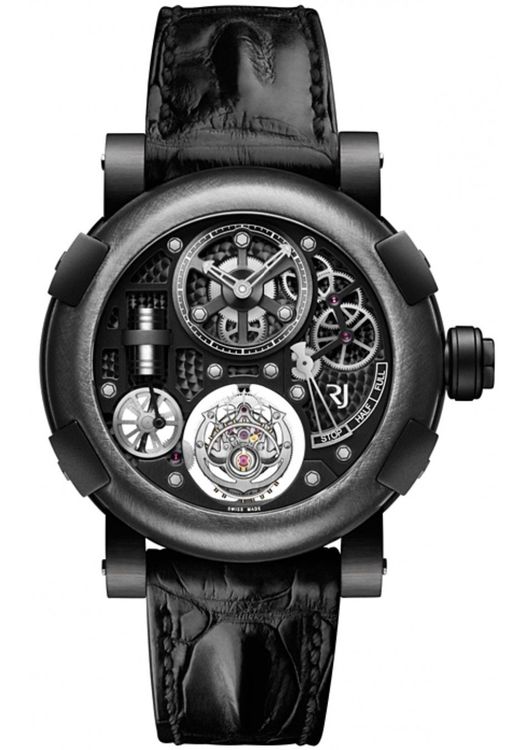 RARE RJ STEAMPUNK TOURBILLON Gunmetal (Neuf (Voir description