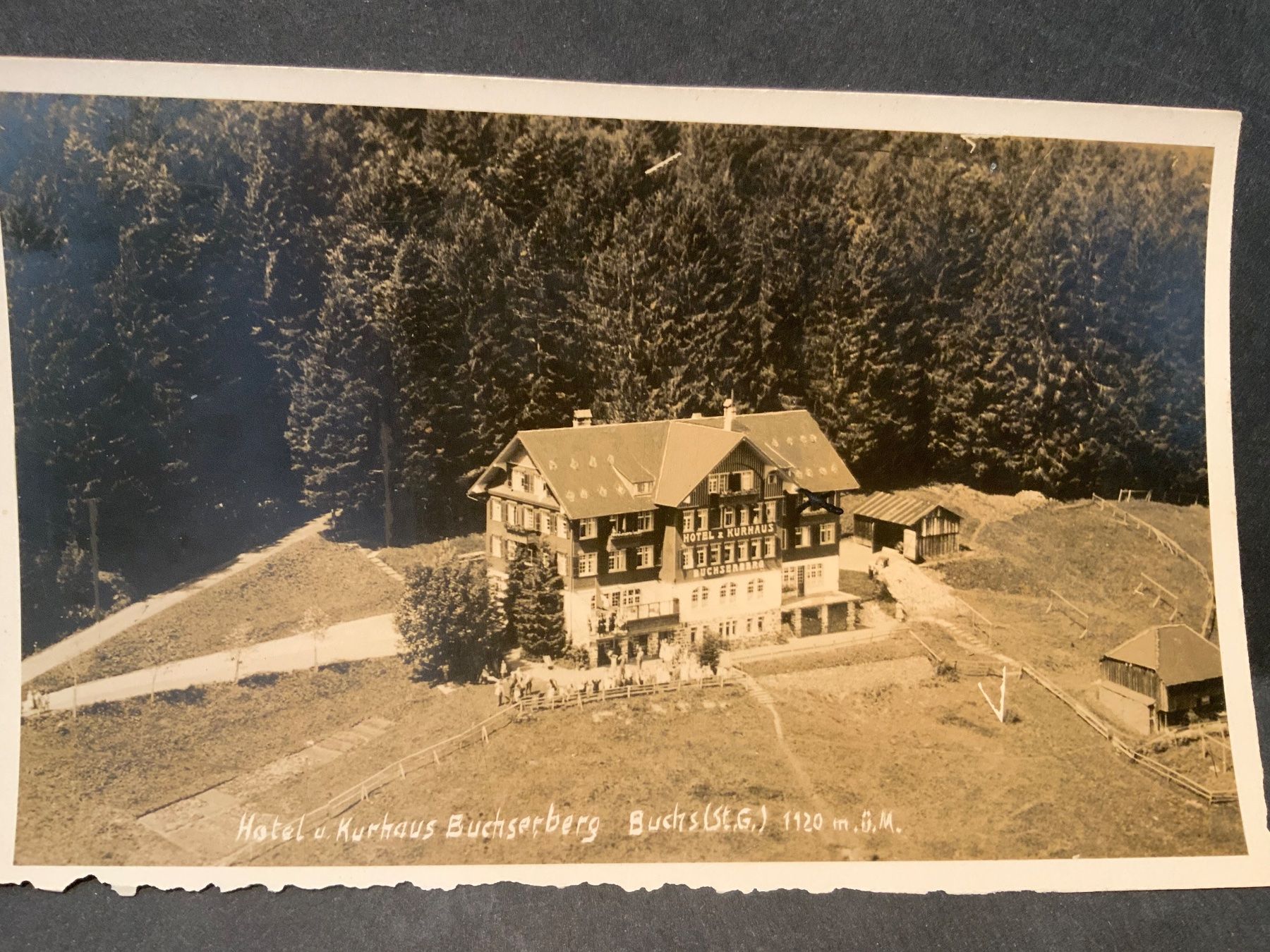 Cartoline postali: AK Buchs Hotel und Kurhaus Buchserberg – Usato da Wila venduto da 7churfirsten