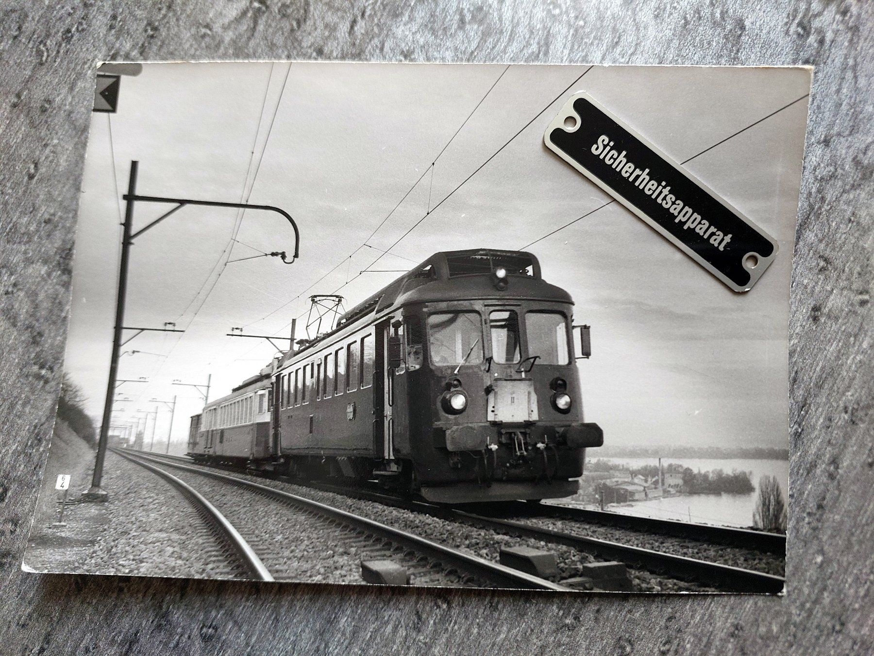 Cartoline postali: BLS Triebwagen - Foto-AK – Usato da Schönenwerd venduto da Steidi