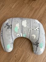 Kleines Stillkissen mint/grau
