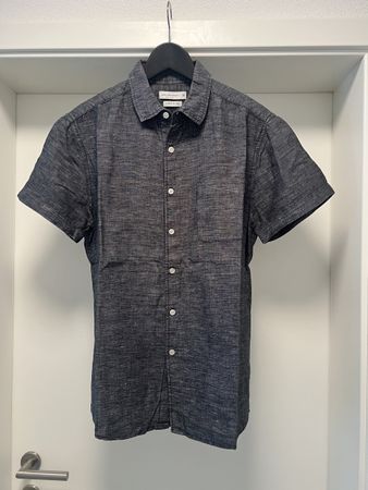 Chemise homme manches courtes foncé taille M bon état