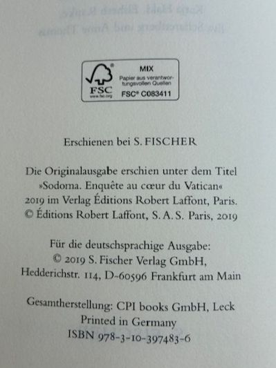 Libri: SODOM - Frédéric Martel – Usato da Zürich venduto da Baumgarten05 2