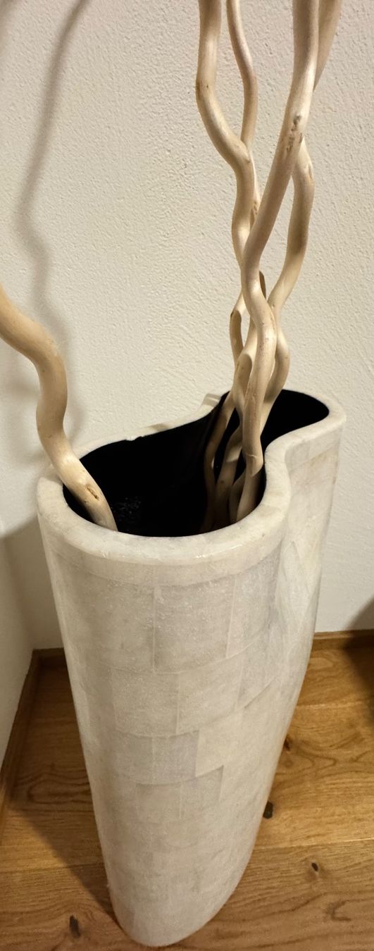 Vasi & Recipienti: Grosse und robuste Vase der Marke Luisa Robinson beige – Usato da Celerina venduto da Nivotrade