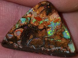 Natürlicher beidseitiger Boulder Opal aus Yowah, Australien