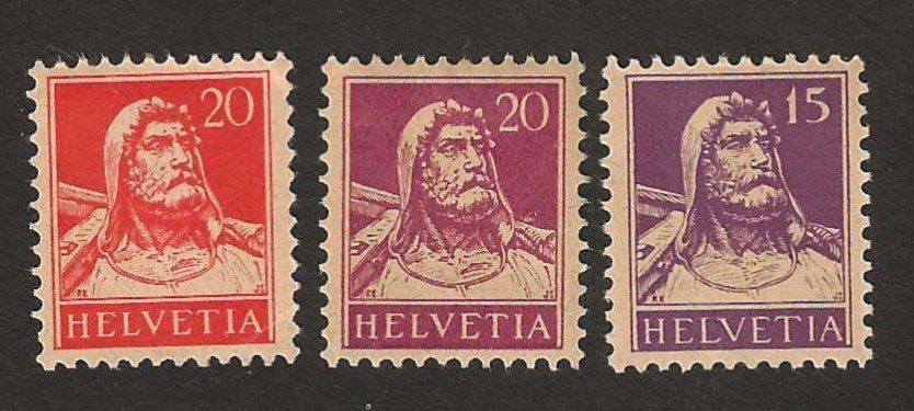 Tutti i francobolli: Tellbrustbild **1914 -1922** – Nuovo (secondo la descrizione) da Susten venduto da lmf_98wh