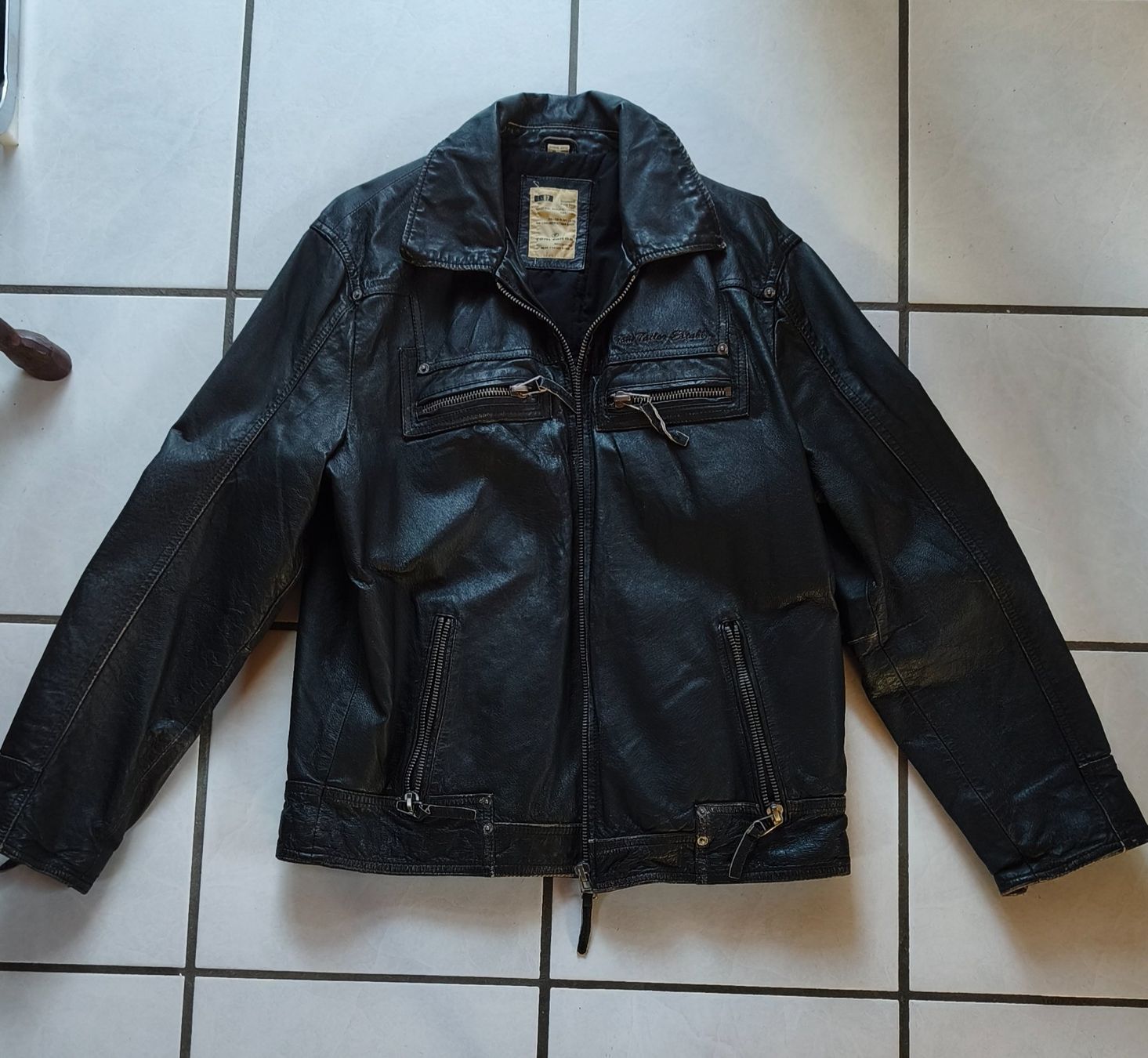 Tom Tailor Giacche: Tom Tailor Lederjacke schwarz Grösse L – Usato da Nottwil venduto da 66Vespa 3