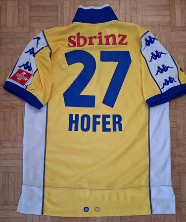 FC Luzern Auswärtstrikot 00/01 #27 Hofer mit Unterschriften