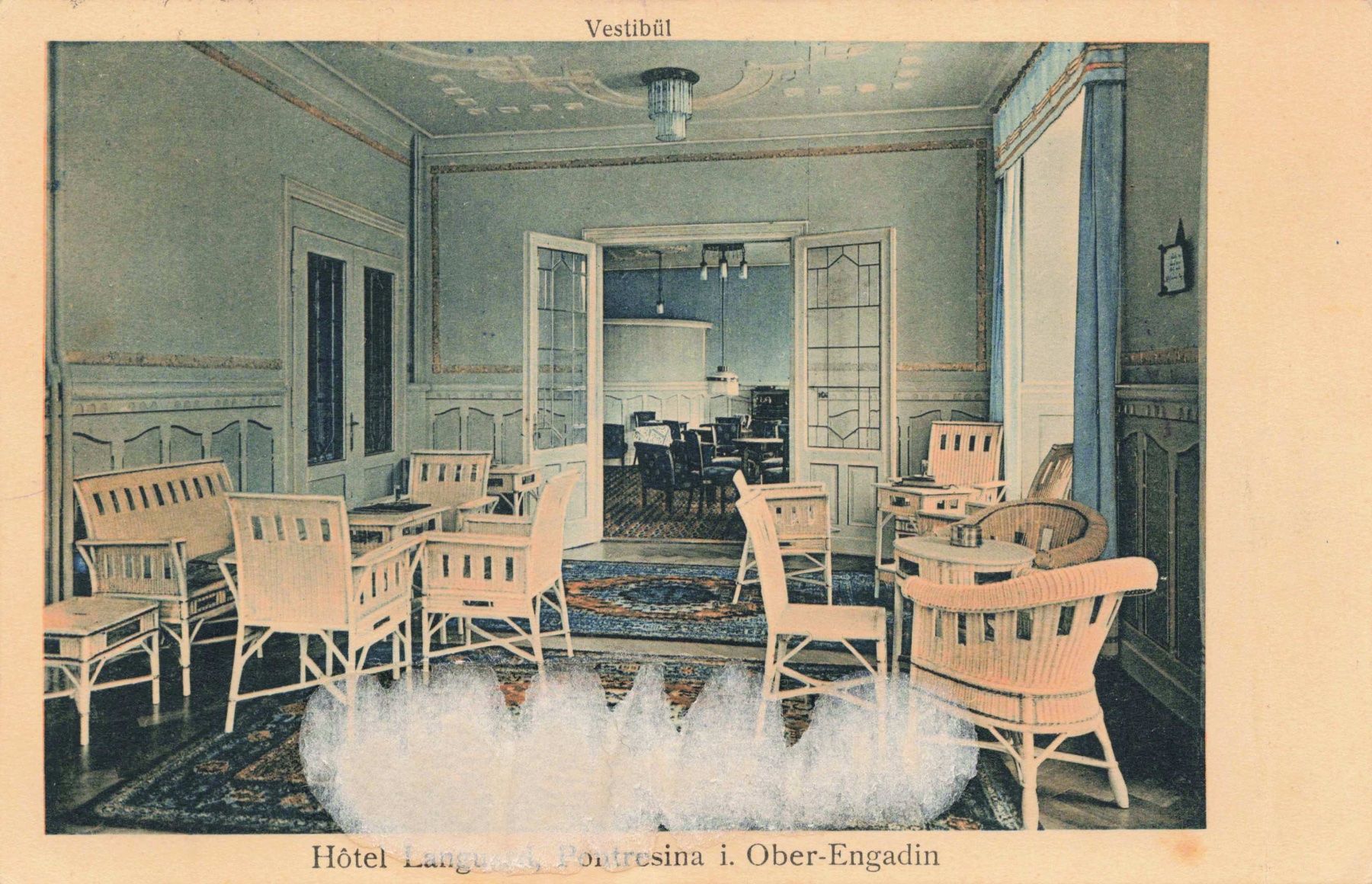 Ansichtskarten: Hotel Pontresina – Gebraucht aus Biasca von Blenio71