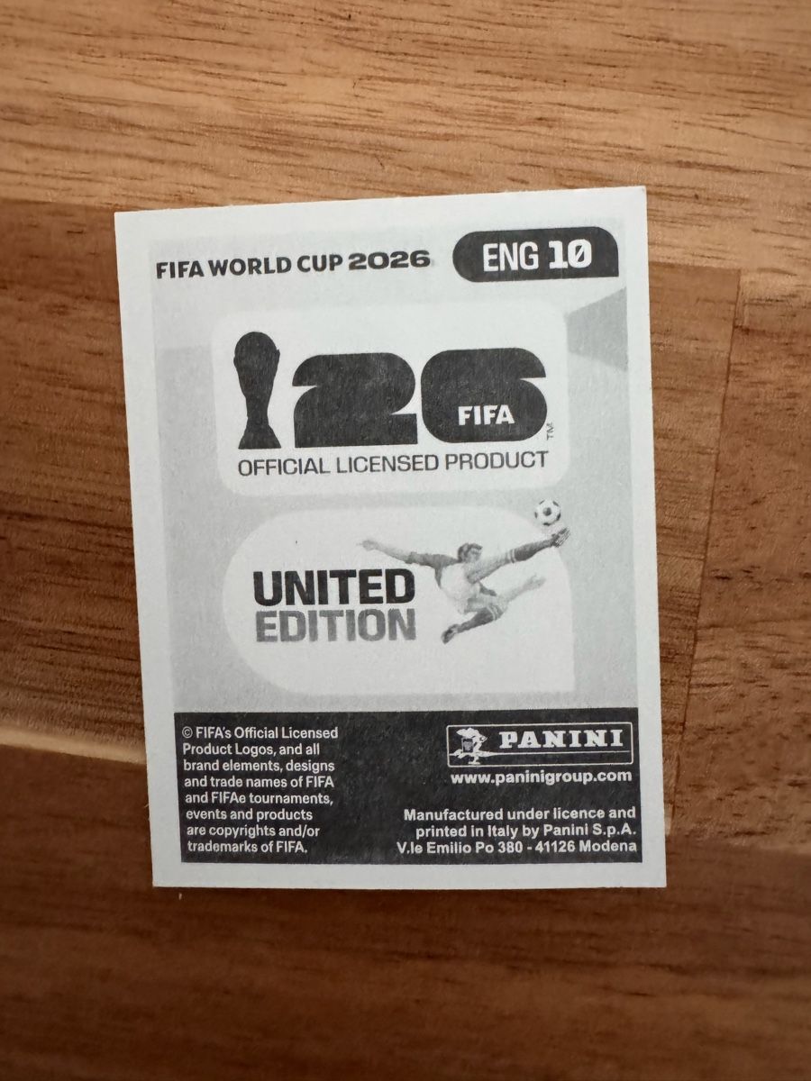 Panini Carte collezionabili: Panini - WM 2026 - ENG 10 - Sticker – Nuovo (secondo la descrizione) da Wetzikon ZH venduto da thayreen 1