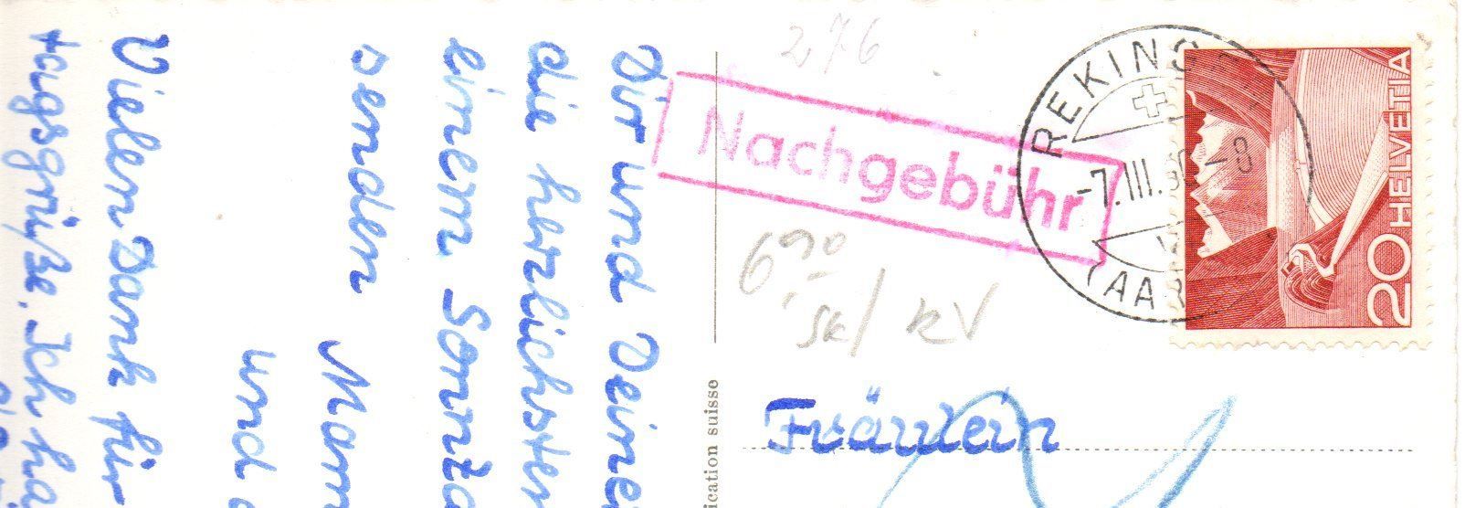 Cartoline postali: ZURZACH Schwertgasse mit Auto – Usato da Jona venduto da philajona 1