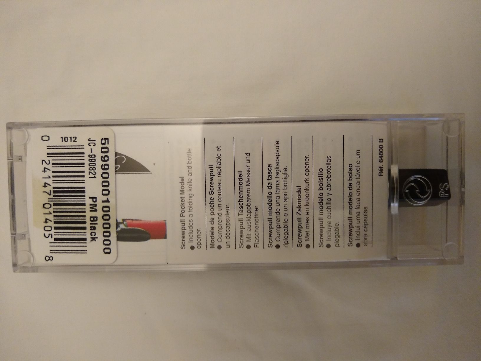 Pflegeprodukte: NEW! Black Screwpull Pocket Model Multitool – Neu und originalverpackt aus Dübendorf von LoRi-2026 1