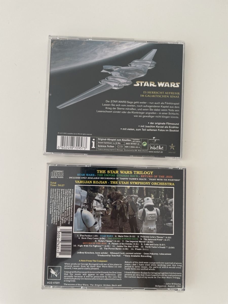 CD: Star Wars Soundtrack CD "The Star Wars Trilogy" – Usato da Buchs venduto da Moni_ka. 2