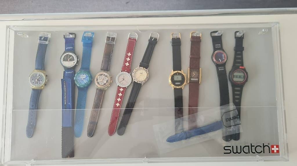 Orologi: Grosse Swatch Vintage Uhrensammlung / Konvolut mit Display – Usato da Gwatt (Thun) venduto da inf_hgc8 2