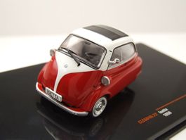 BMW Isetta 1955-1962 rot / weiss                1:43 von IXO