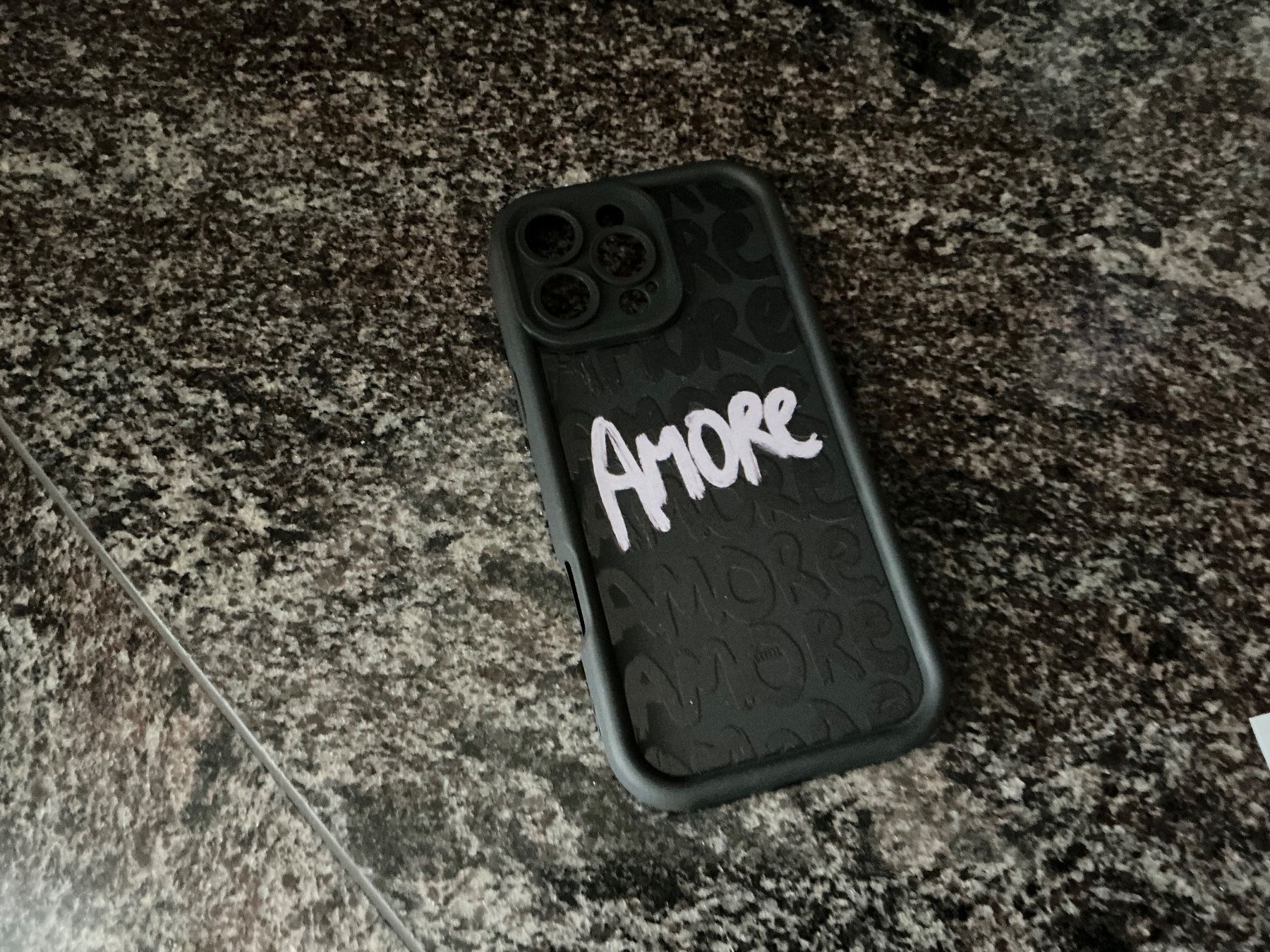 Coques & Protection écran: iPhone 16 Pro max Hülle mit "Amore" Schriftzug – Neuf (Voir description) à Würenlos par Tina48