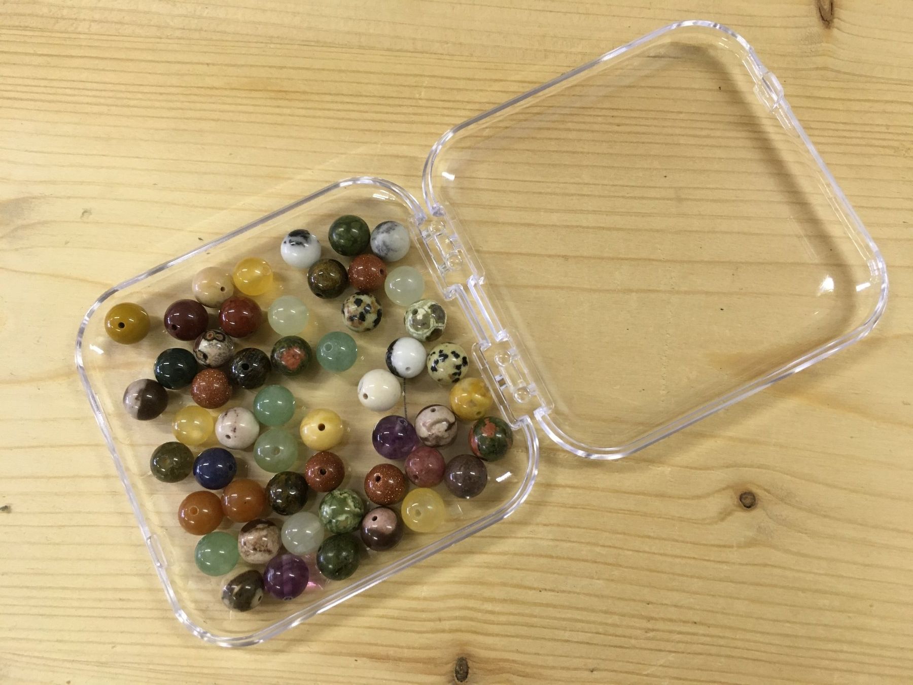 Minerali & Pietre curative: BUNT GEMISCHT GEBOHRT 8mm LÄNGE 42cm – Nuovo e nell'imballaggio originale da Aesch ZH venduto da LiquidAktion 1