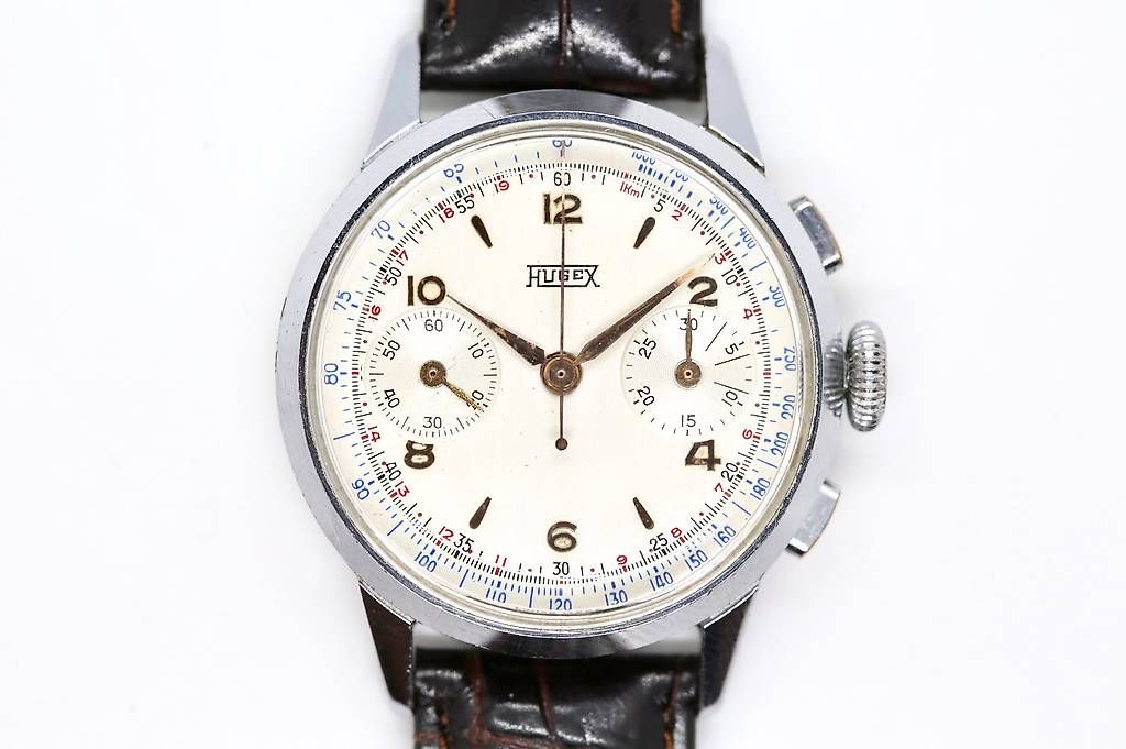 Valjoux Orologi: Hugex Chronograph Valjoux 92 – Usato da Reinach BL venduto da Han-Numismatik