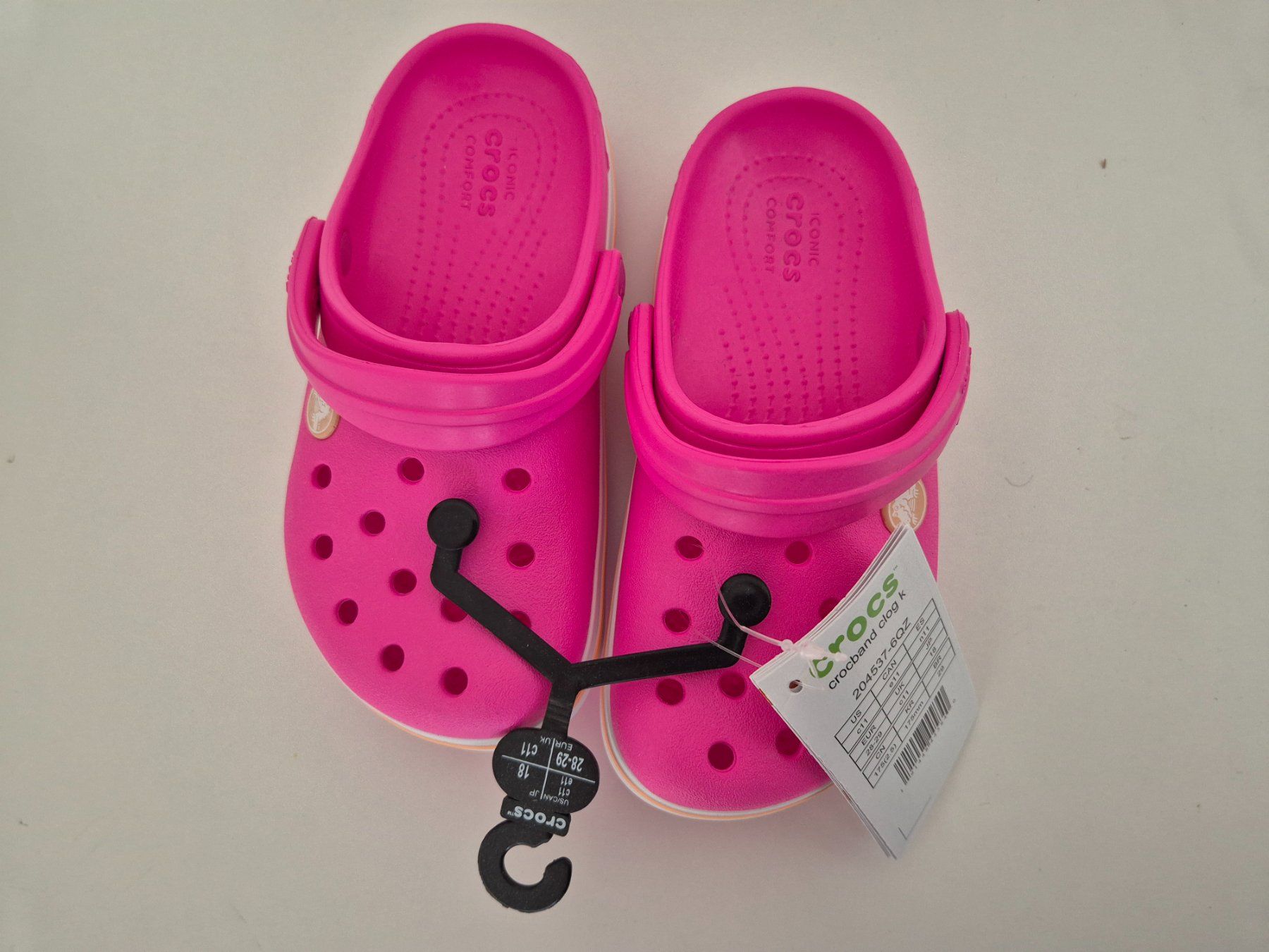 Crocs Schuhe für Jungen: Kinder Crocband Clog Crocs Pink Gr. 28/29 – Neu und originalverpackt aus Aarburg von NDK 2