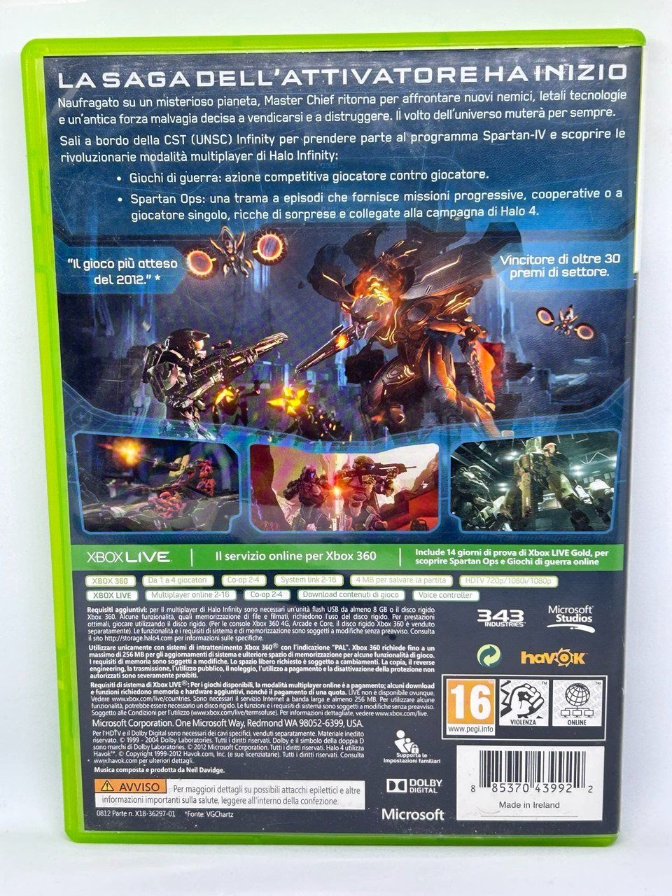 Microsoft Giochi: Halo 4 Xbox 360 – Usato da Giubiasco venduto da LorisVale 1